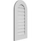 Ekena Millwork Round Top Surface Mount PVC Gable Vent: Functional, w/ 3-1/2"W x 1"P Standard Frame, 16"W x 32"H GVPRT16X3201SF - alternate 3